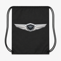 Genesis Car Drawstring Bag - Black