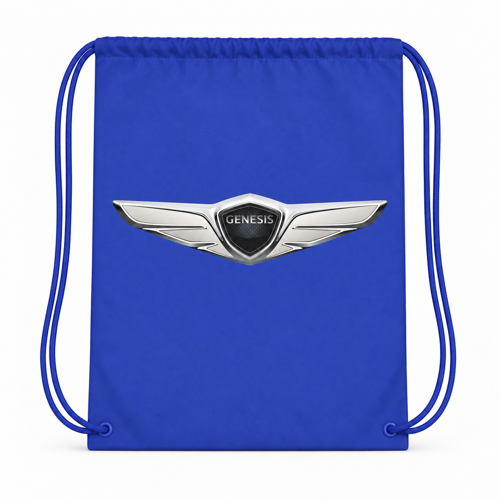 Genesis Car Drawstring Bag - Blue