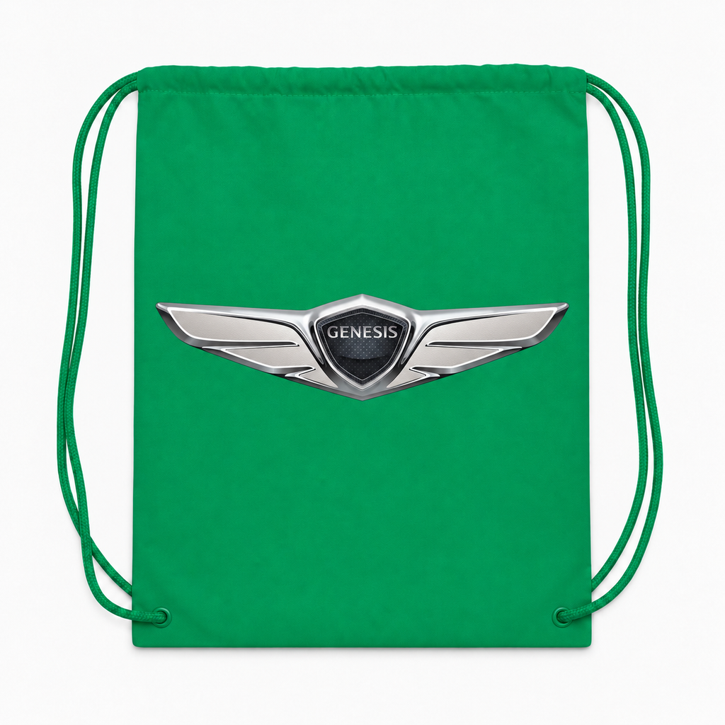 Genesis Car Drawstring Bag - Green