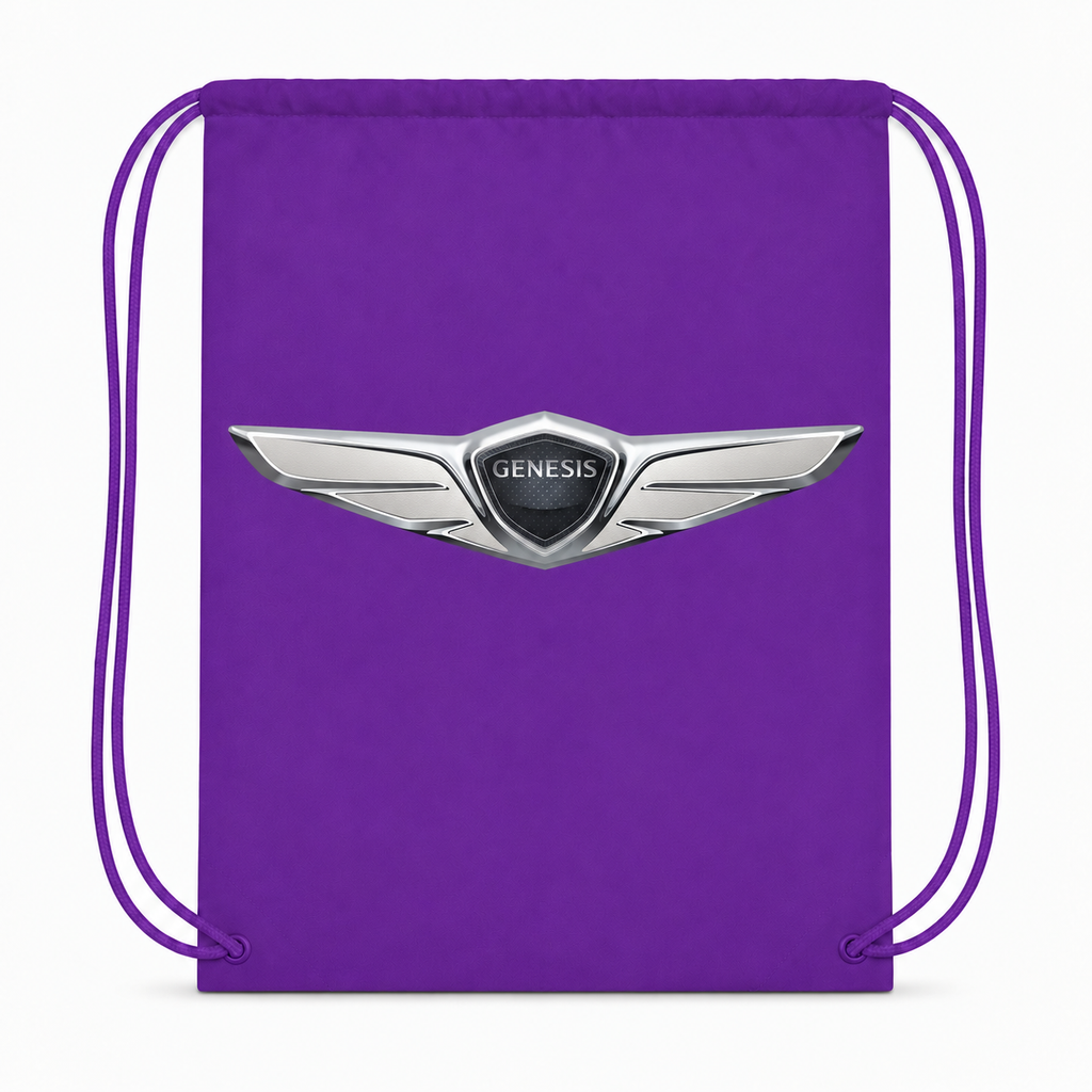 Genesis Car Drawstring Bag - Purple