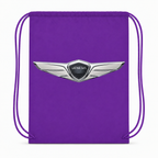 Genesis Car Drawstring Bag - Purple