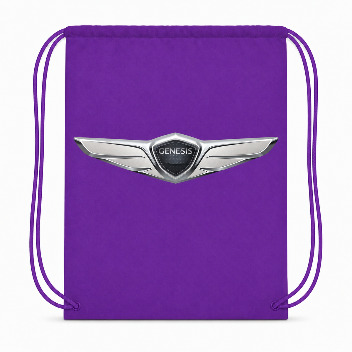 Genesis Car Drawstring Bag - Purple