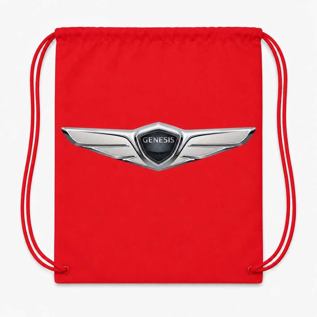 Genesis Car Drawstring Bag - Red