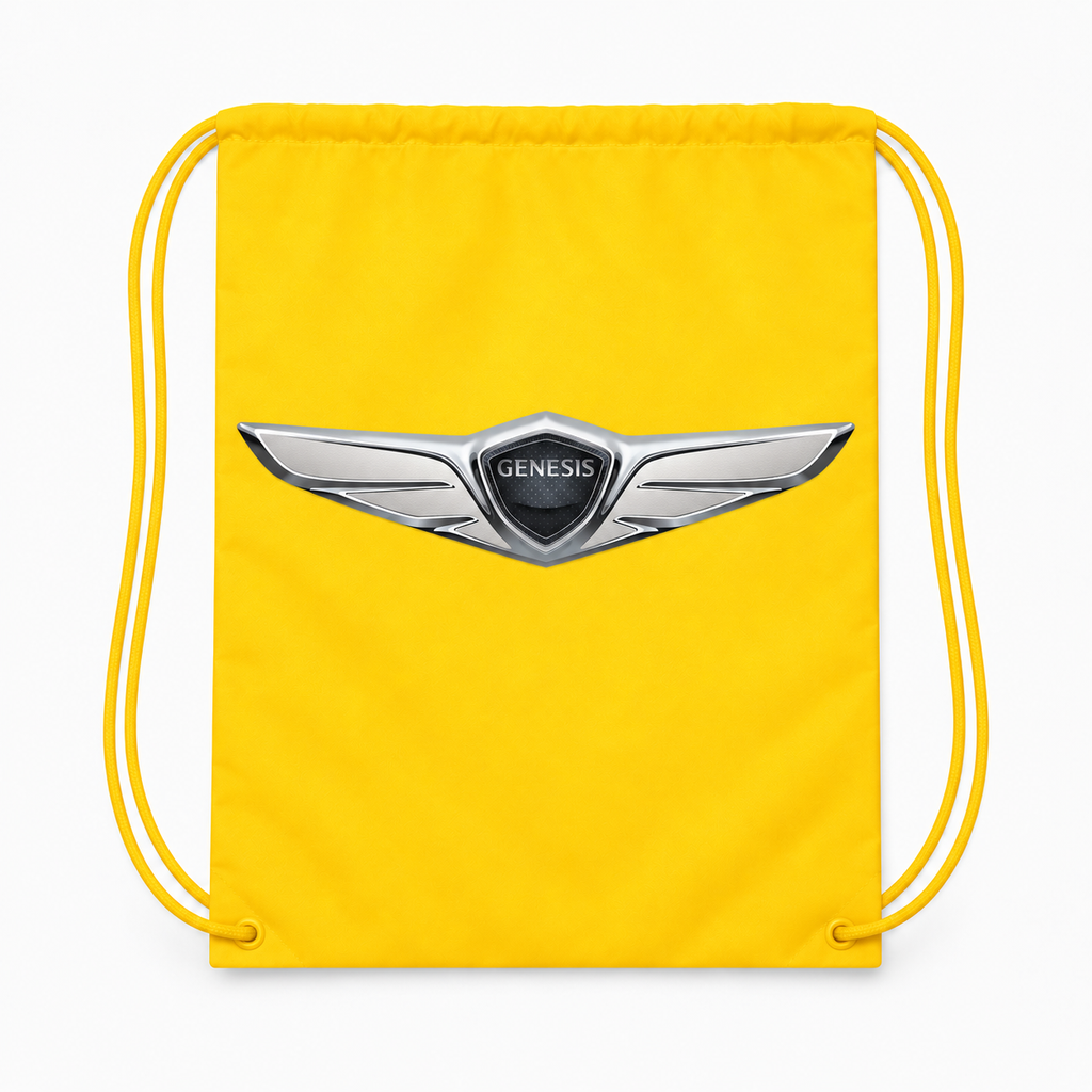 Genesis Car Drawstring Bag - Yellow