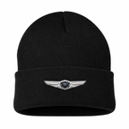 Men's Genesis Beanie Hat — Black — clean front main