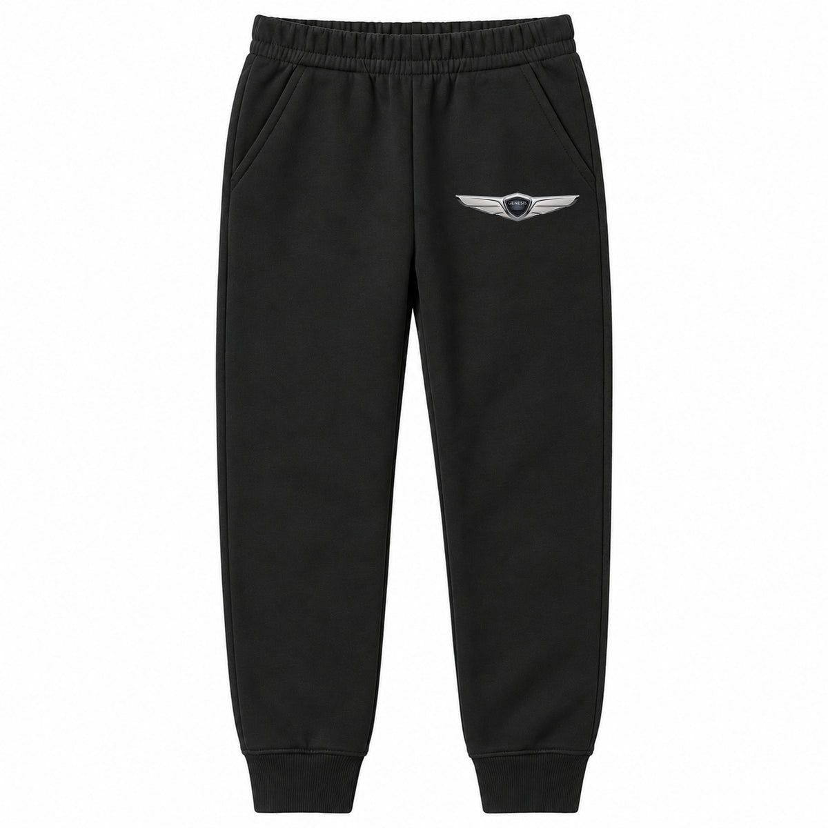 Genesis youth jogger sweatpants in Black, Youth Large ages 10–12
