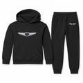 Genesis youth hoodie jogger set, Black, Youth Large ages 10–12