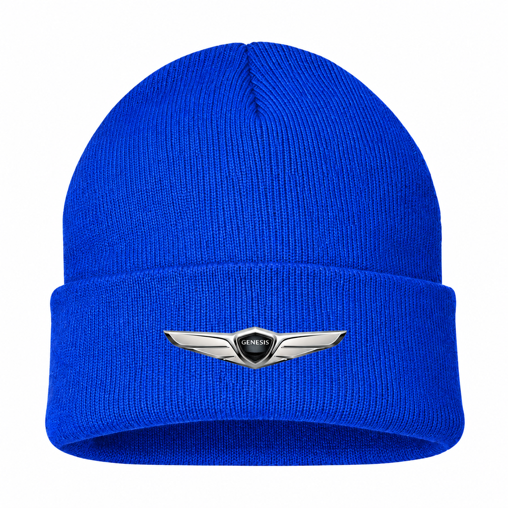 Men's Genesis Beanie Hat — Blue — clean front main
