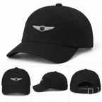 Genesis Car Dad Baseball Cap Hat | Color: Black | Image 4