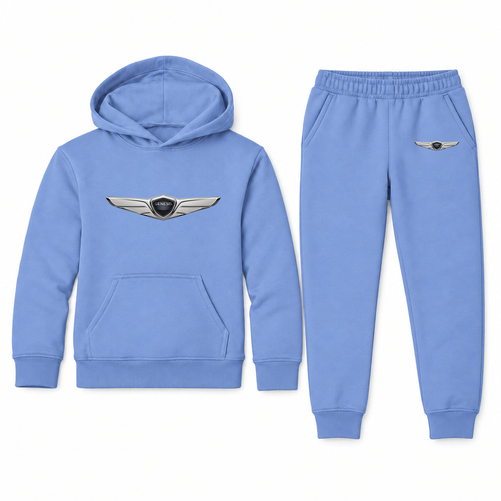 Genesis youth hoodie jogger set, Carolina Blue, Youth Large ages 10–12