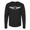 Men’s Genesis Car Cotton Long Sleeve T-Shirt - Black