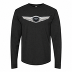Men’s Genesis Car Cotton Long Sleeve T-Shirt - Black