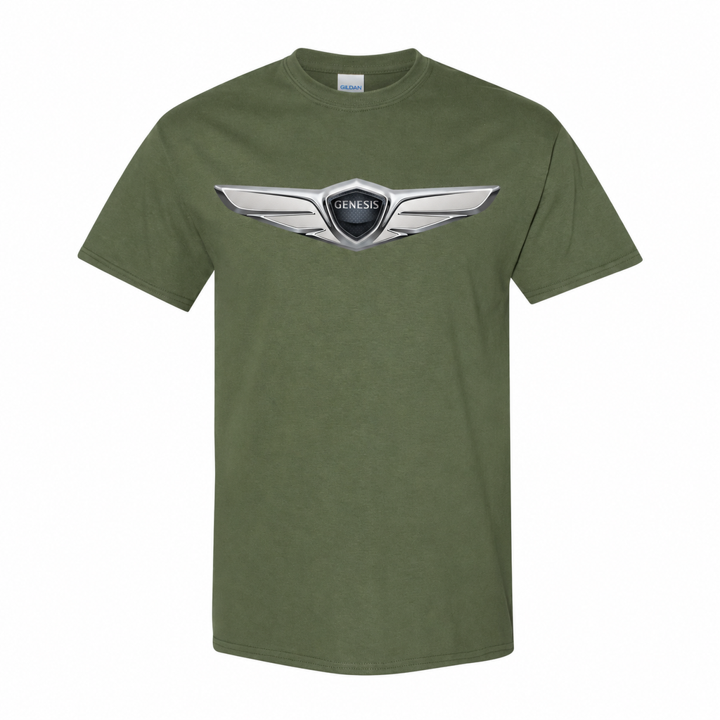 Men’s Genesis Car Cotton T-Shirt - Army Green