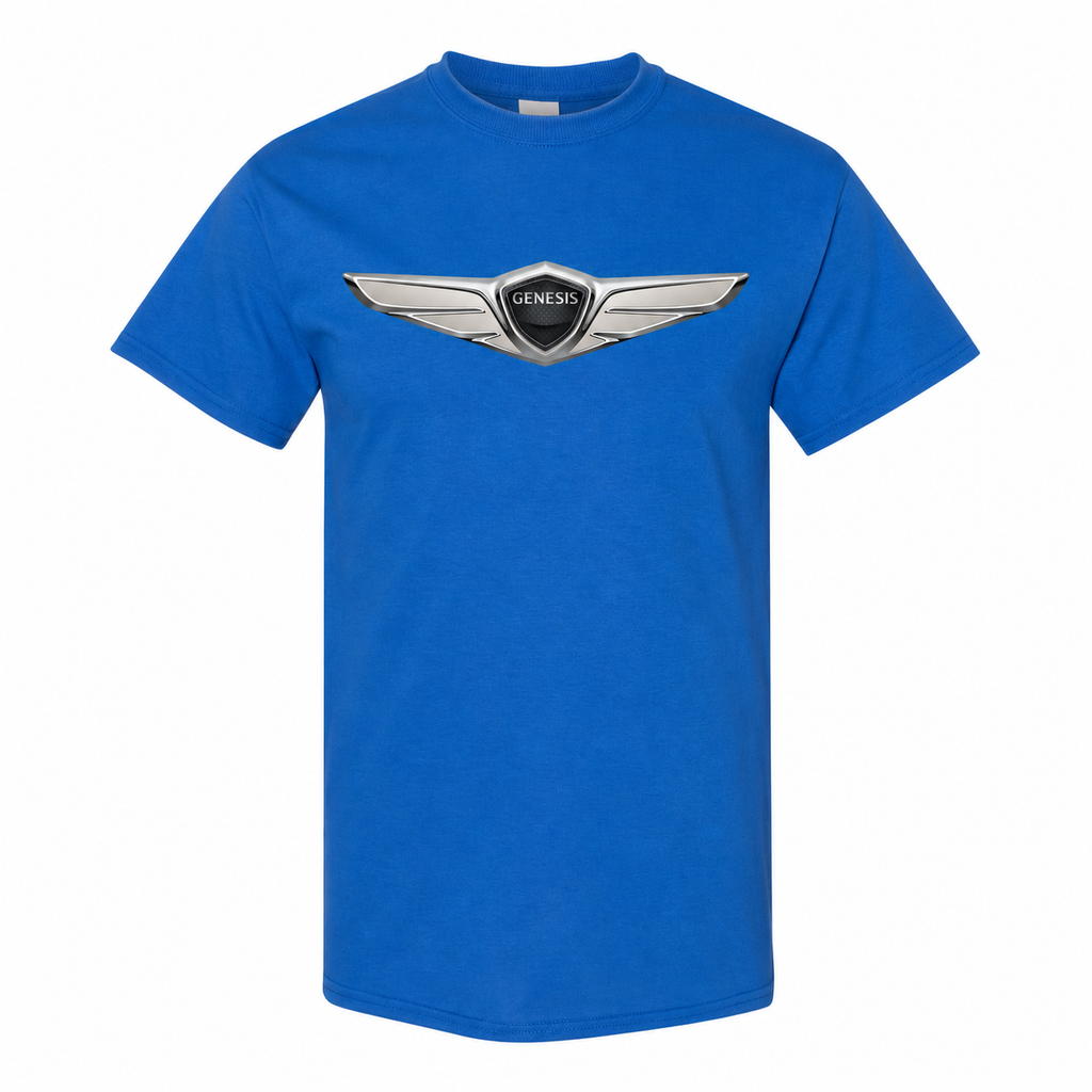 Men’s Genesis Car Cotton T-Shirt - Blue
