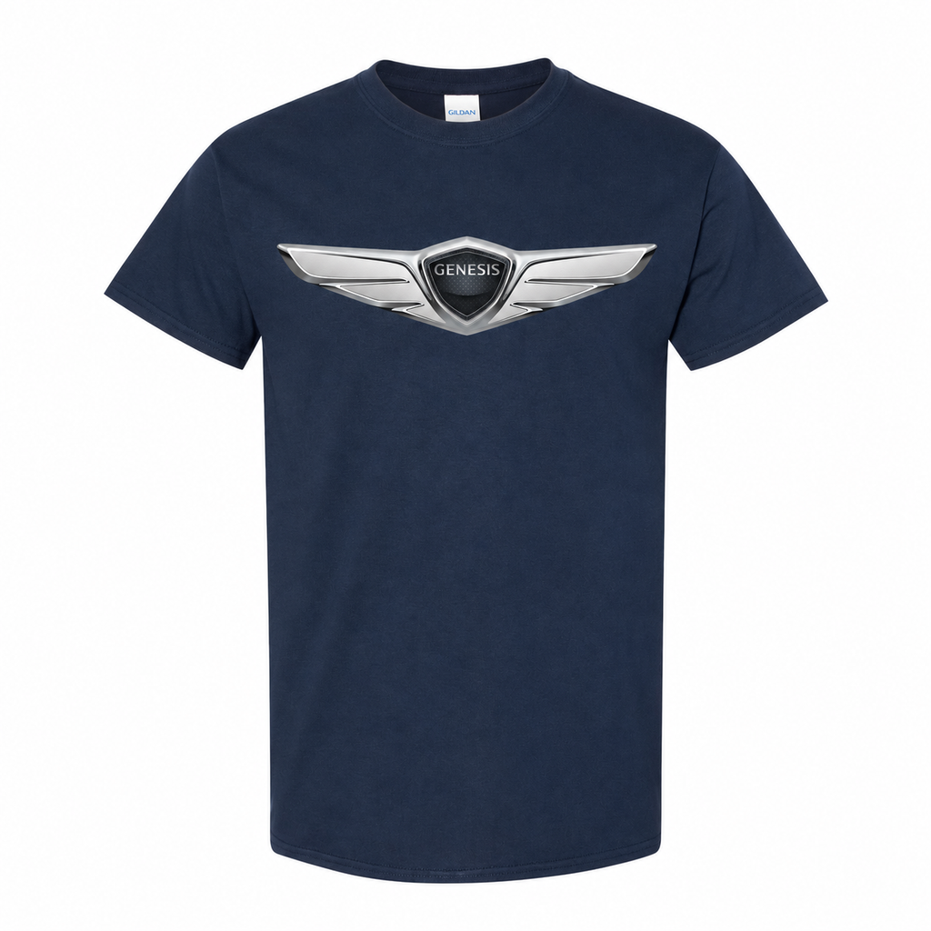 Men’s Genesis Car Cotton T-Shirt - Navy