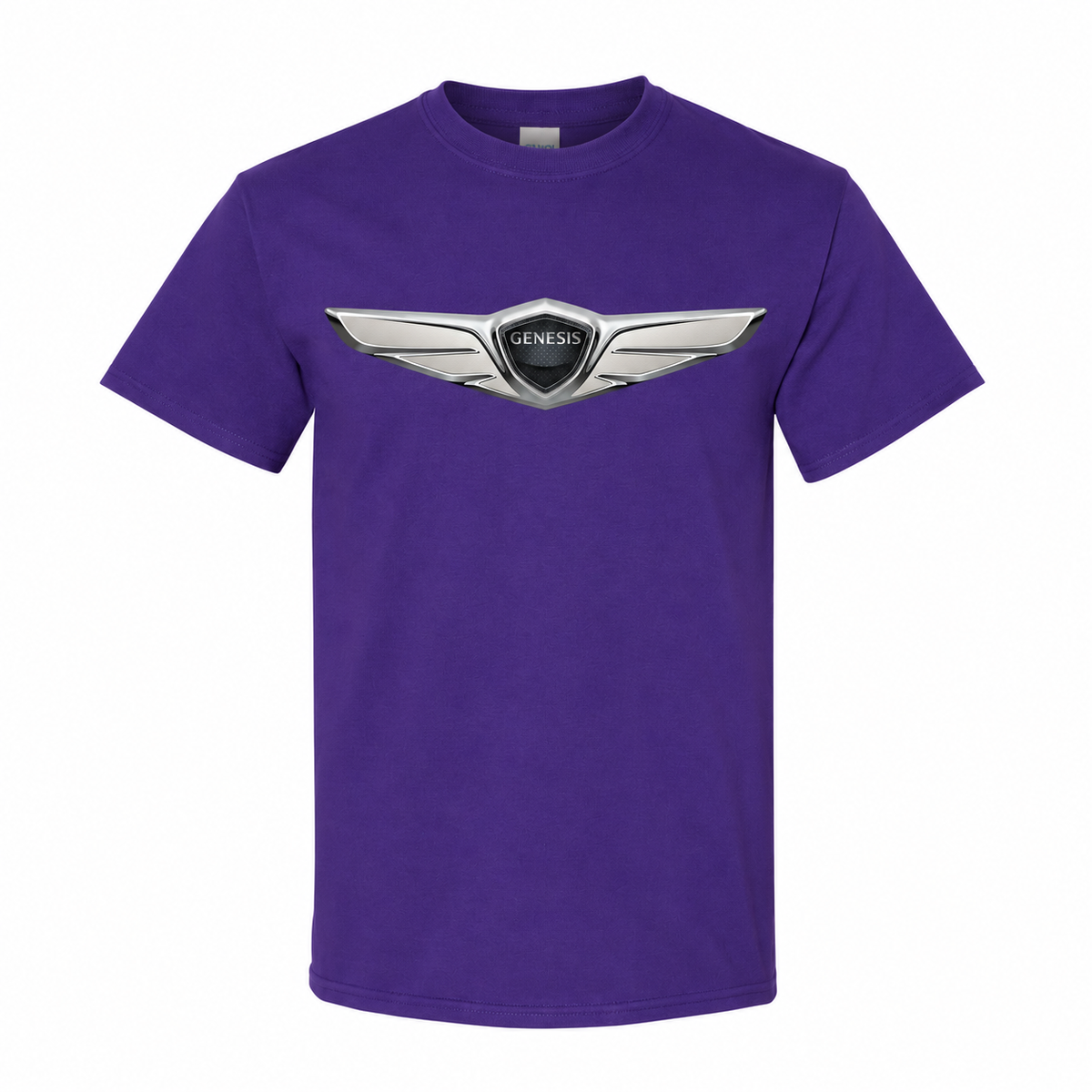 Men’s Genesis Car Cotton T-Shirt - Purple