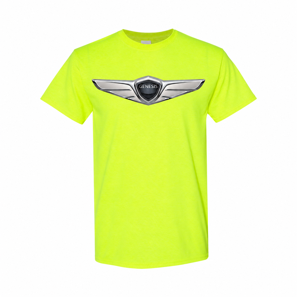 Men’s Genesis Car Cotton T-Shirt - SafetyGreen