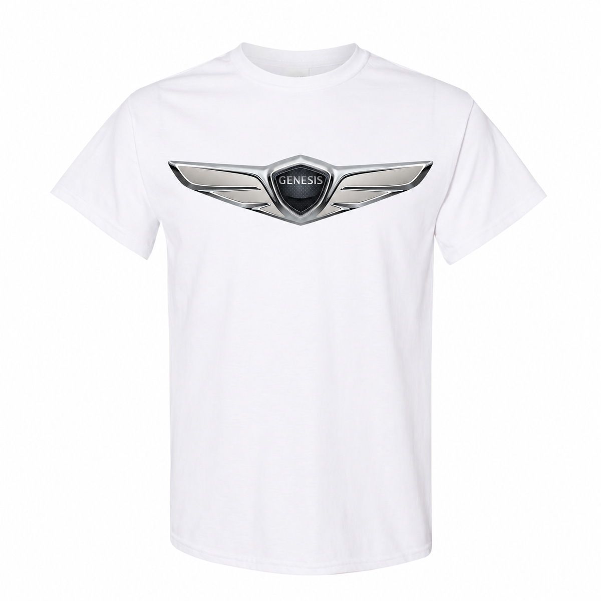 Men’s Genesis Car Cotton T-Shirt - White