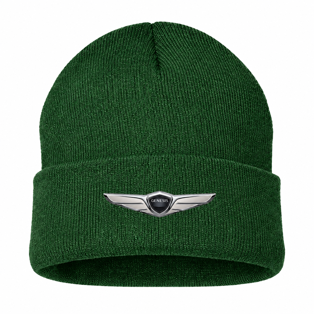 Men's Genesis Beanie Hat — Forest Green — clean front main