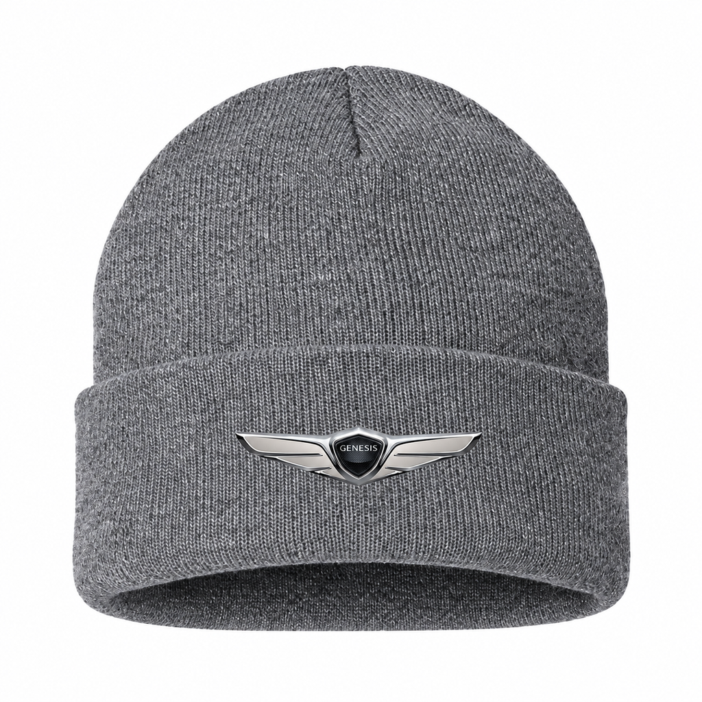 Men's Genesis Beanie Hat — Gray — clean front main