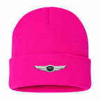 Men's Genesis Beanie Hat — Hot Pink — clean front main