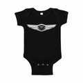 Genesis Car Baby Romper Onesie - Black