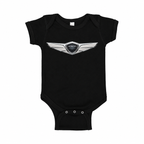 Genesis Car Baby Romper Onesie - Black