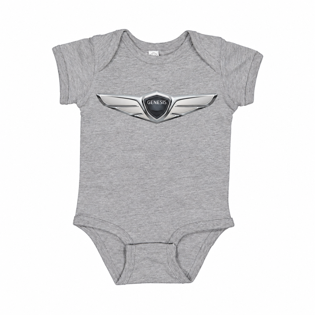 Genesis Car Baby Romper Onesie - Grey