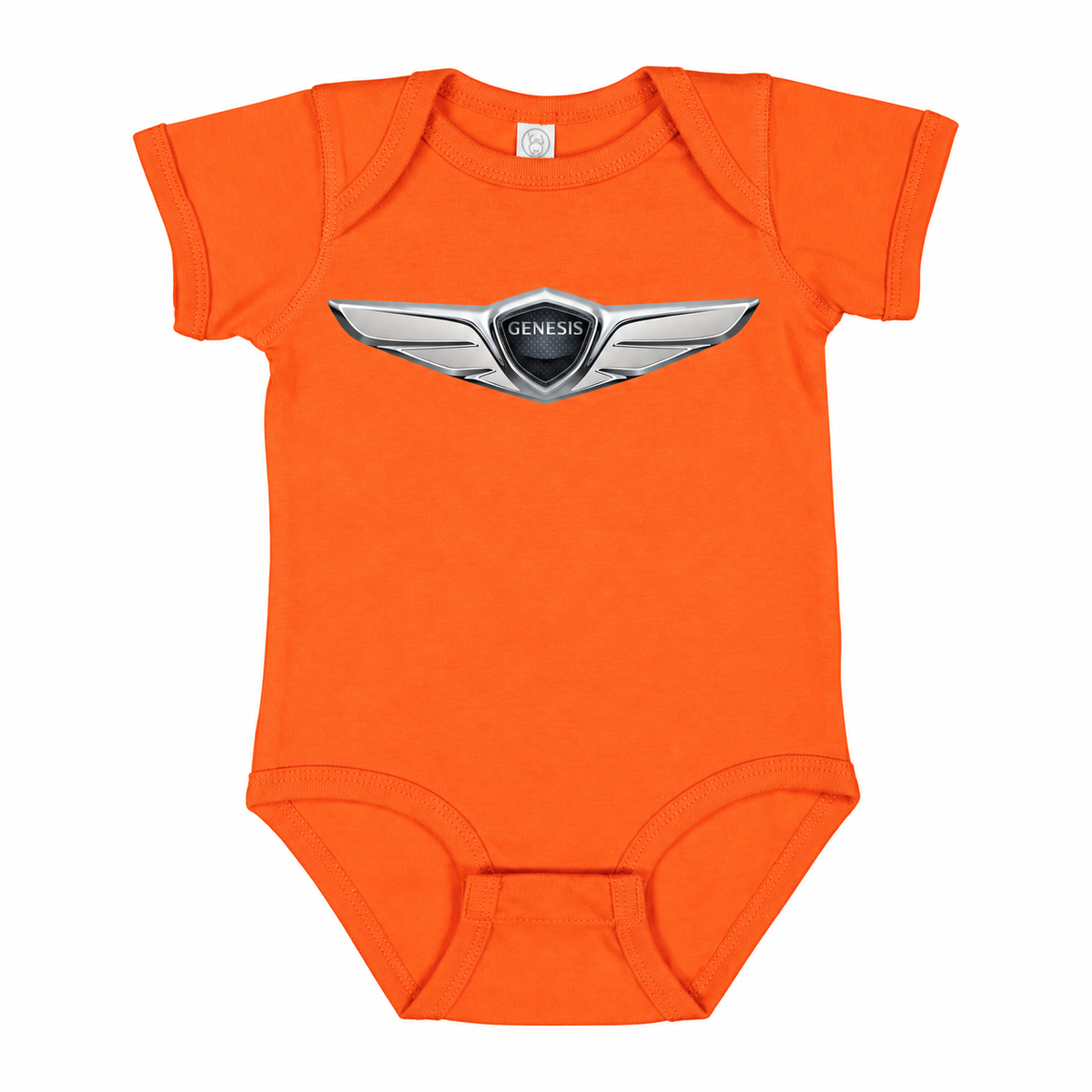 Genesis Car Baby Romper Onesie - Orange