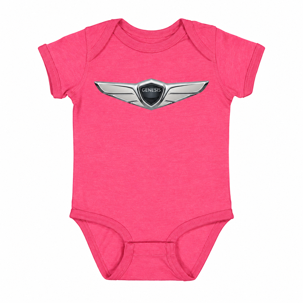 Genesis Car Baby Romper Onesie - Pink