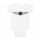 Genesis Car Baby Romper Onesie - White