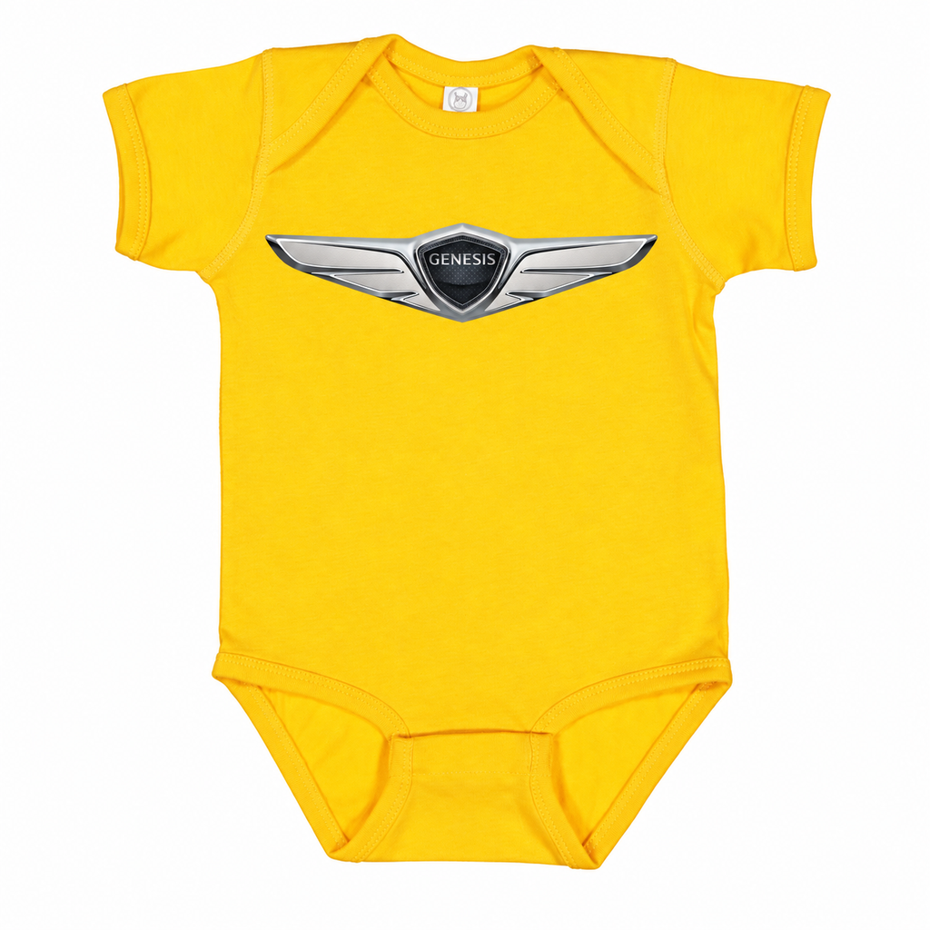 Genesis Car Baby Romper Onesie - Yellow