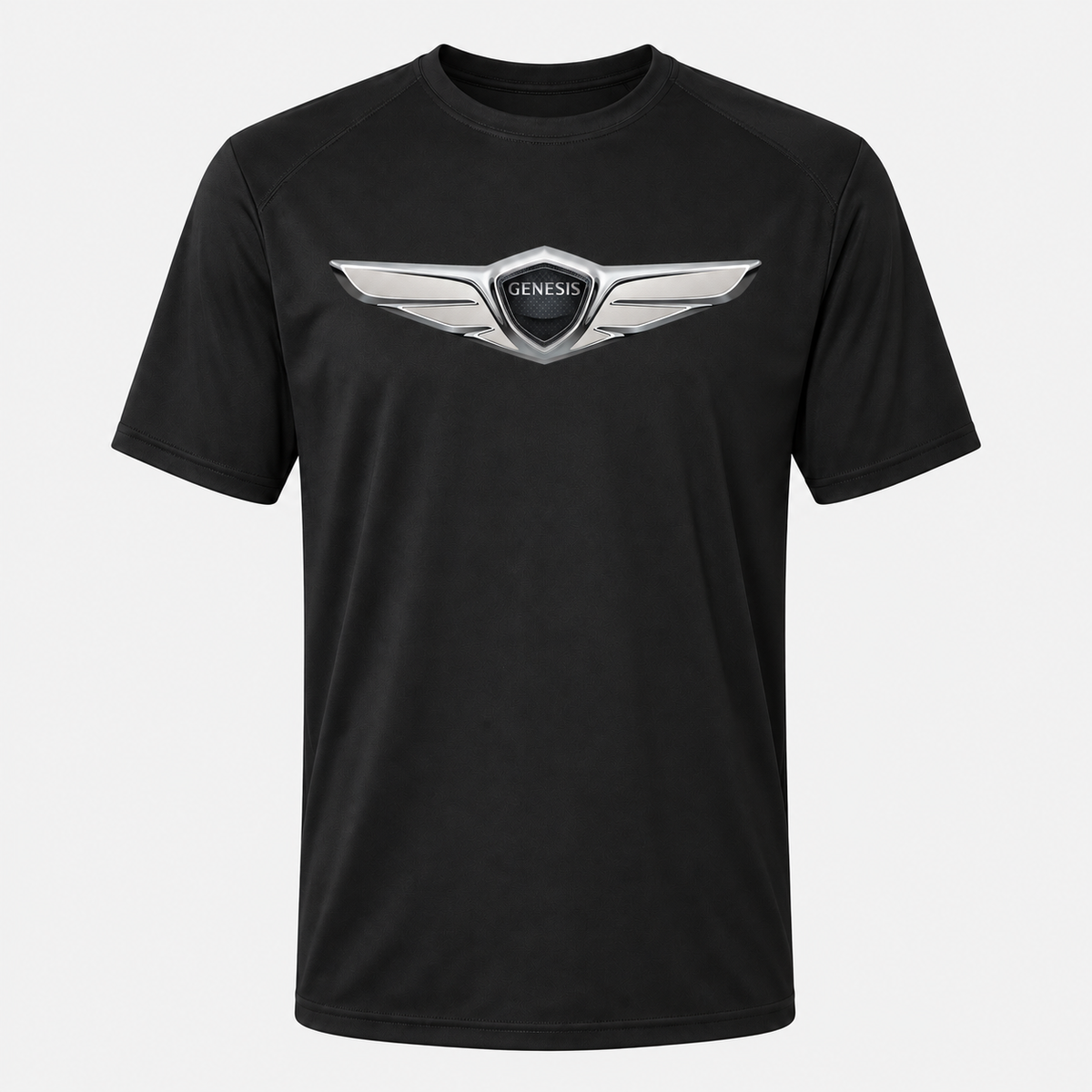 Men’s Genesis Car Polyester T-Shirt - Black