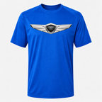 Men’s Genesis Car Polyester T-Shirt - Blue