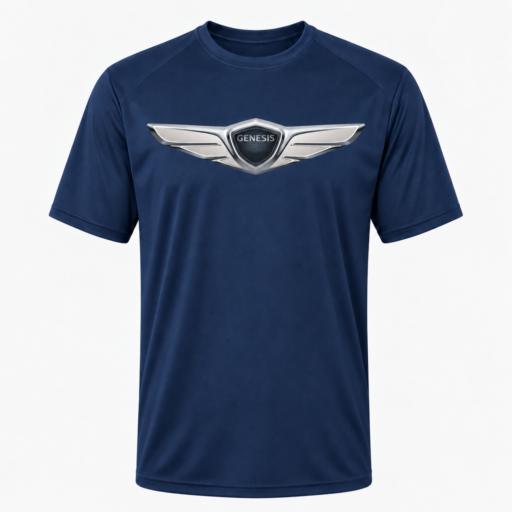 Men’s Genesis Car Polyester T-Shirt - Navy