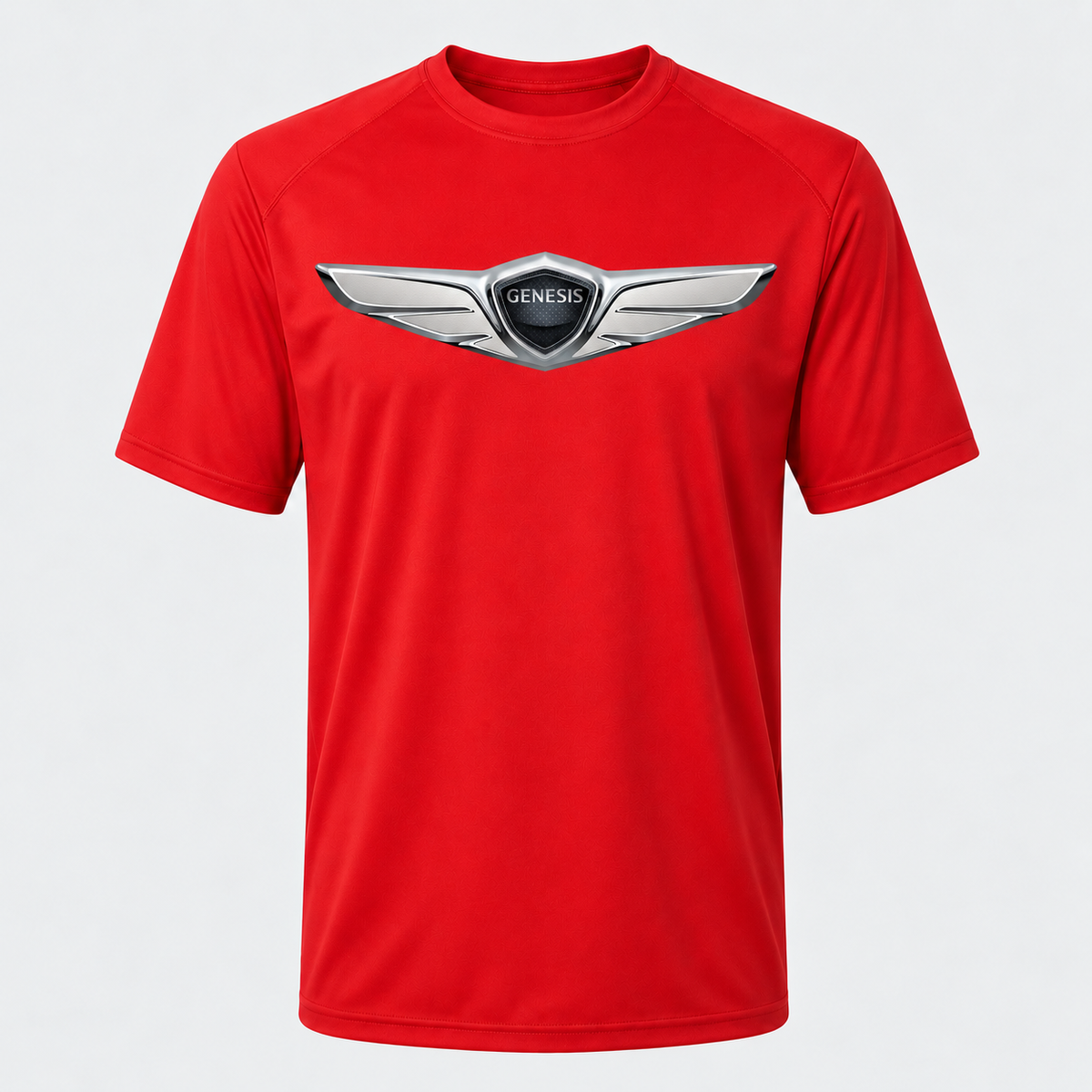 Men’s Genesis Car Polyester T-Shirt - Red