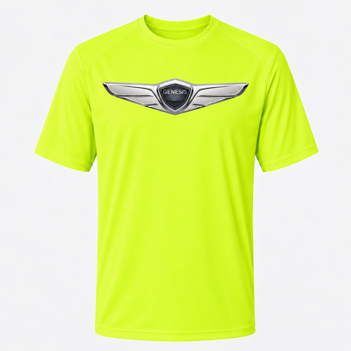 Men’s Genesis Car Polyester T-Shirt - Safety Green