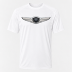 Men’s Genesis Car Polyester T-Shirt - White