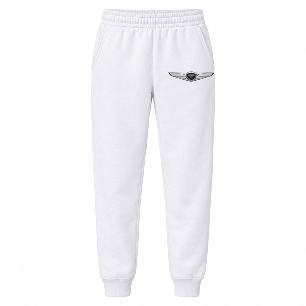 Genesis youth jogger sweatpants in White, Youth Large ages 10–12