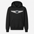 Youth Kids Genesis Car Pullover Hoodie - Black