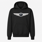 Youth Kids Genesis Car Pullover Hoodie - Black