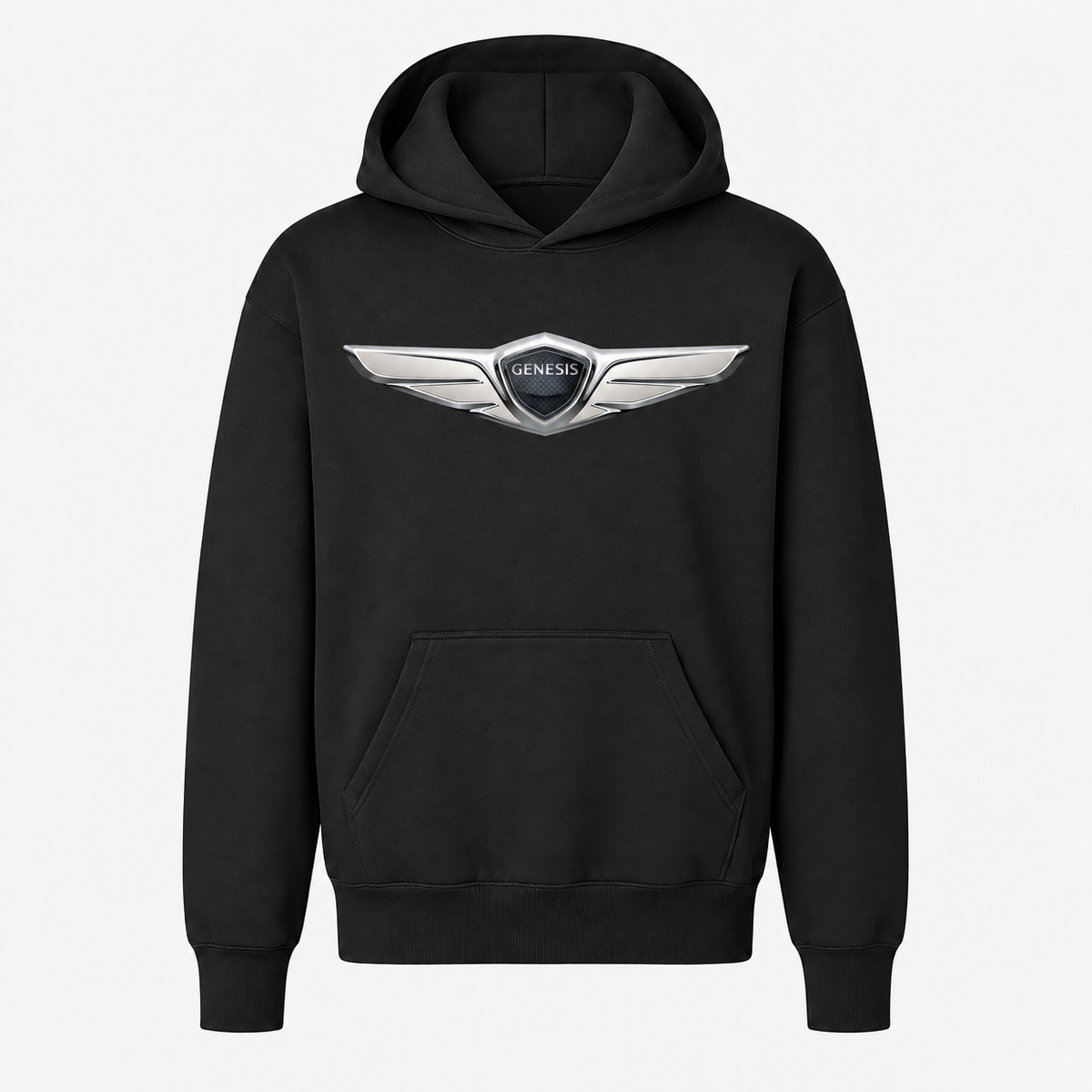 Youth Kids Genesis Car Pullover Hoodie - Black