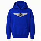 Youth Kids Genesis Car Pullover Hoodie - Blue