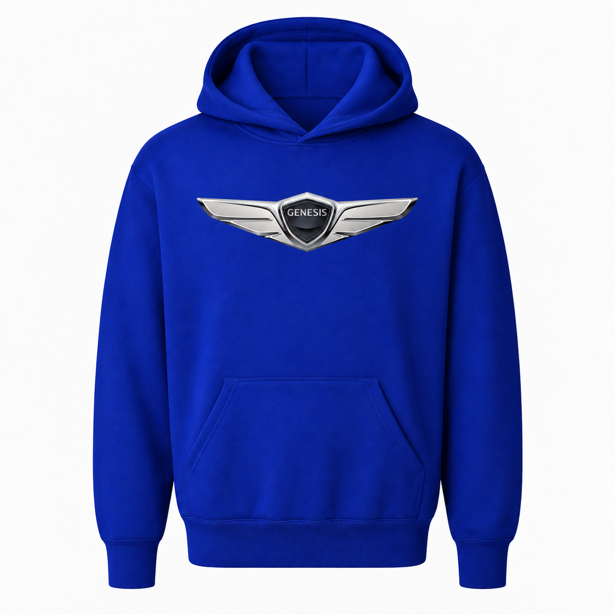 Youth Kids Genesis Car Pullover Hoodie - Blue
