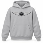Youth Kids Genesis Car Pullover Hoodie - Grey
