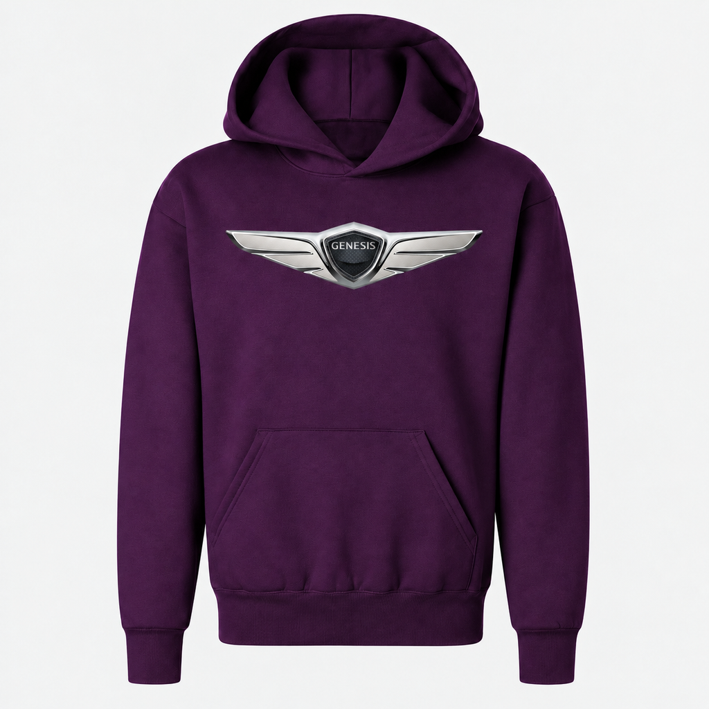 Youth Kids Genesis Car Pullover Hoodie - Purple