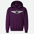 Youth Kids Genesis Car Pullover Hoodie - Purple
