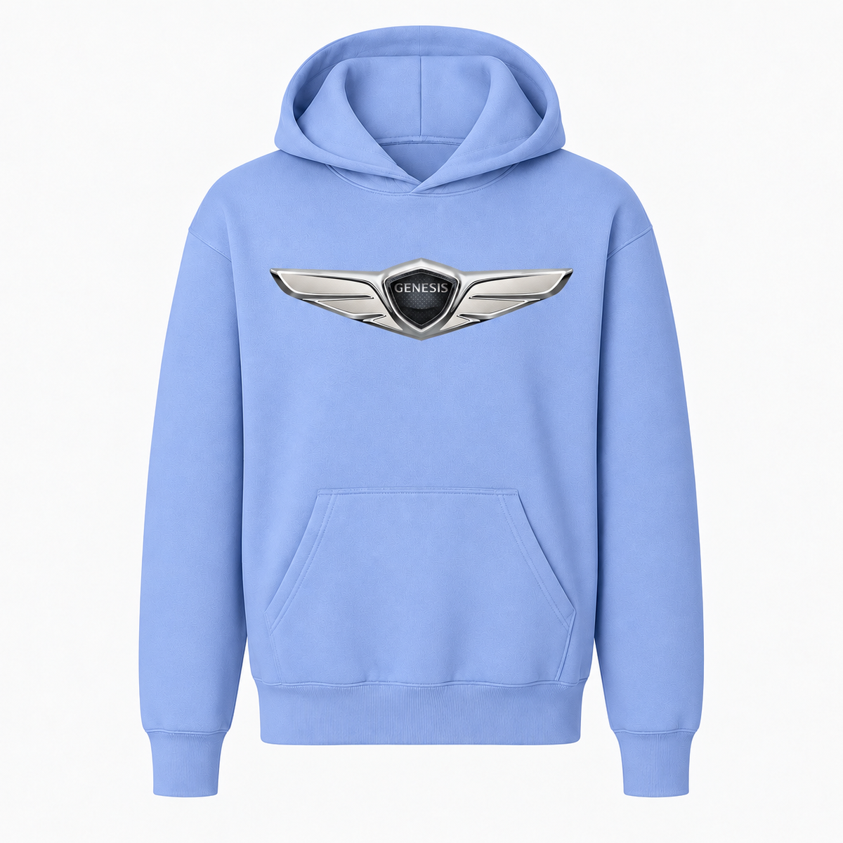 Youth Kids Genesis Car Pullover Hoodie - Light Blue