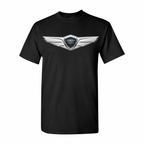 Youth Kids Genesis Car Cotton T-Shirt - Black