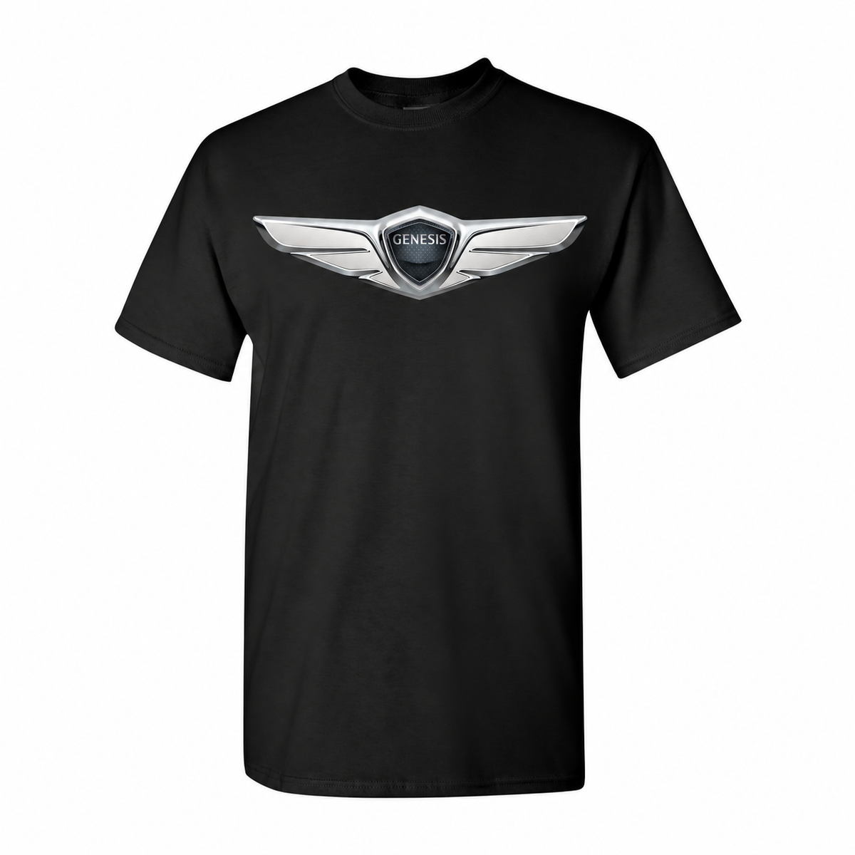 Youth Kids Genesis Car Cotton T-Shirt - Black